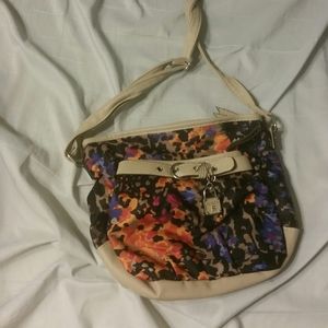 Cute Rosetti Cross Body Floral Cream Lock